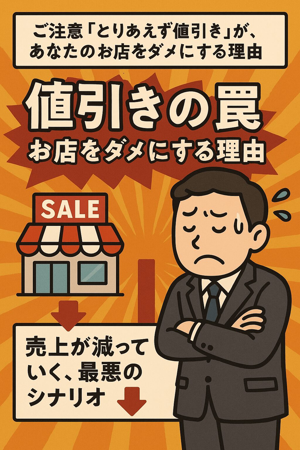 【ご注意】「とりあえず値引き」が、あなたのお店をダメにする理由