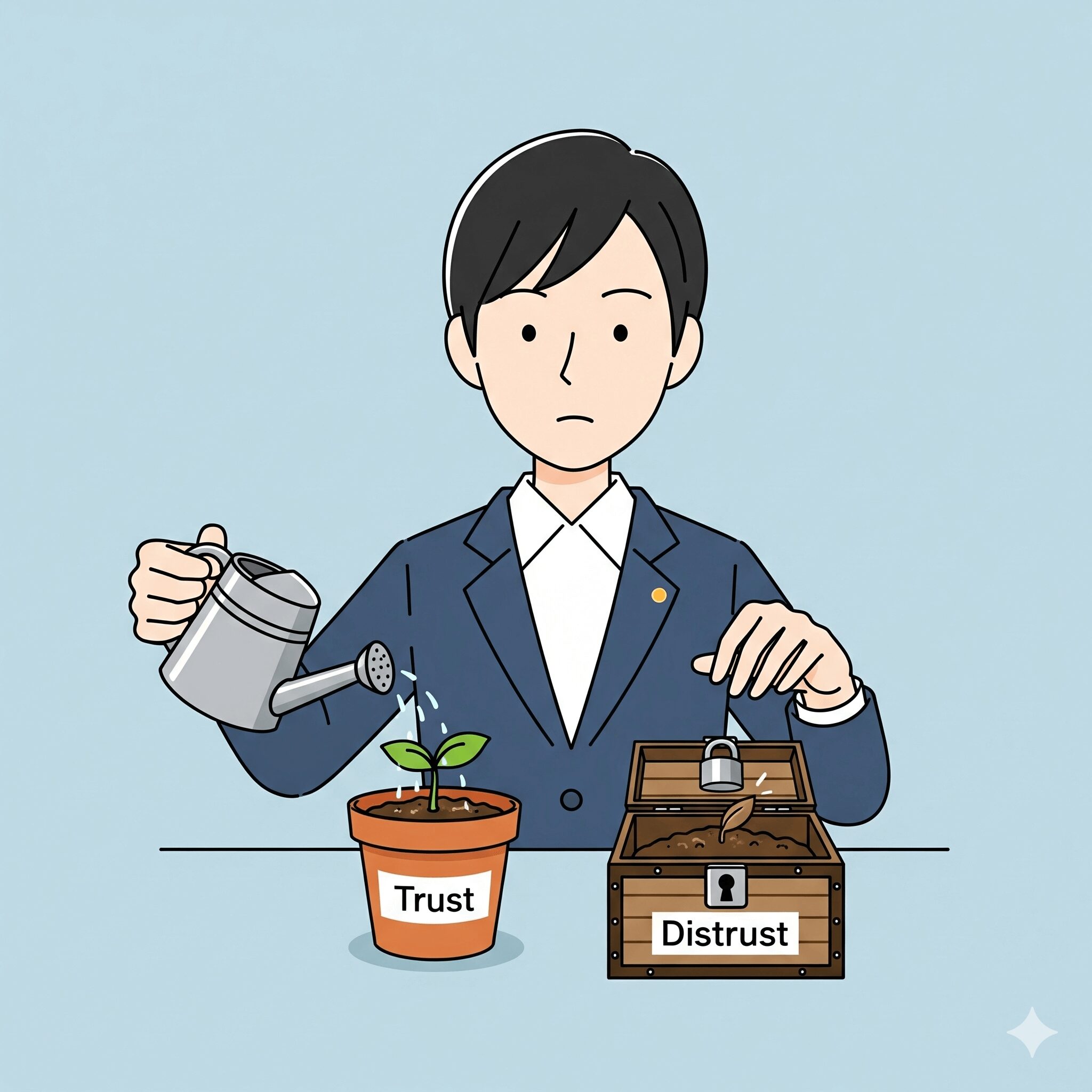 信頼が会社を育てる