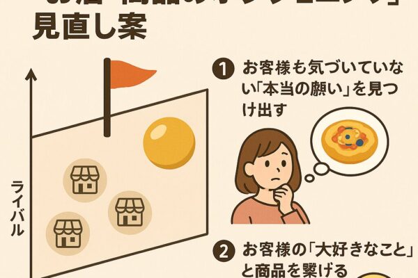 売上アップのための「お店・商品のポジショニング」見直し案