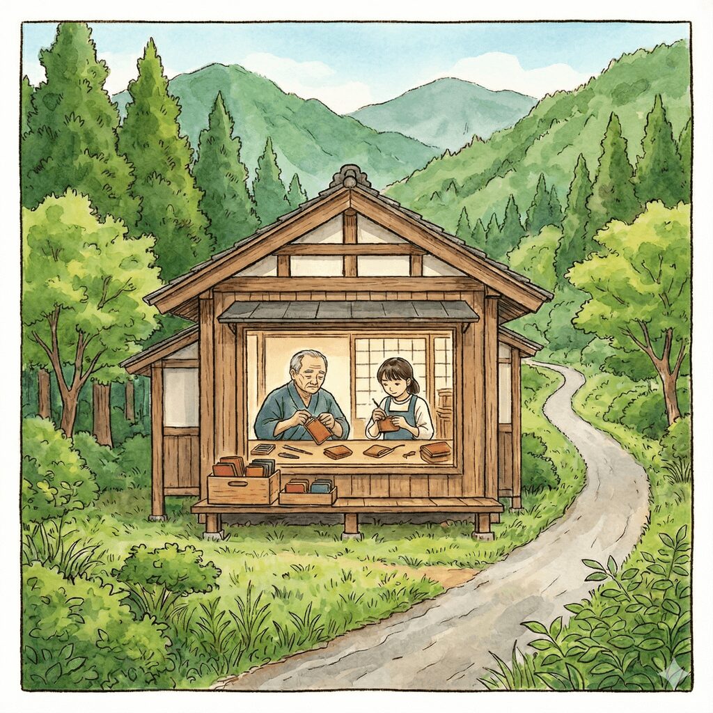なぜ、その革製品工房は「不便な山奥」にあるのか？