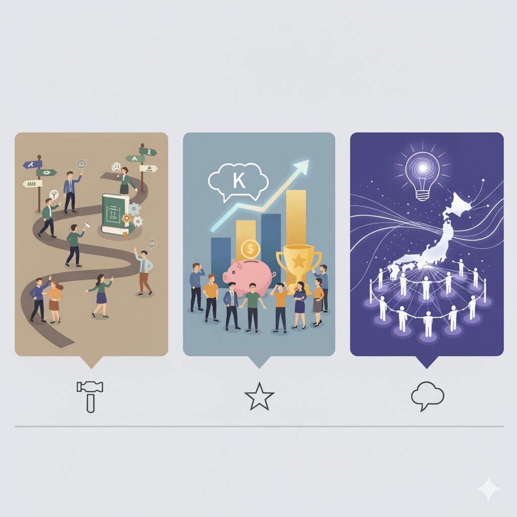 チーム目標設定の３つのレベル