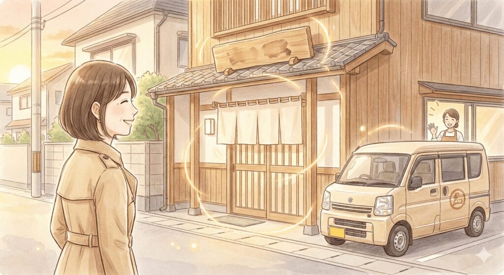 お客様の目に触れるもの、すべてが「お店からのメッセージ」になっている