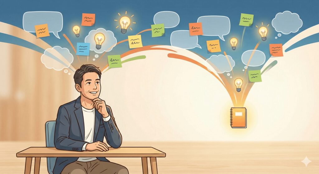 アイデアを生み出す頭の使い方　―拡げて絞る思考のリズム―