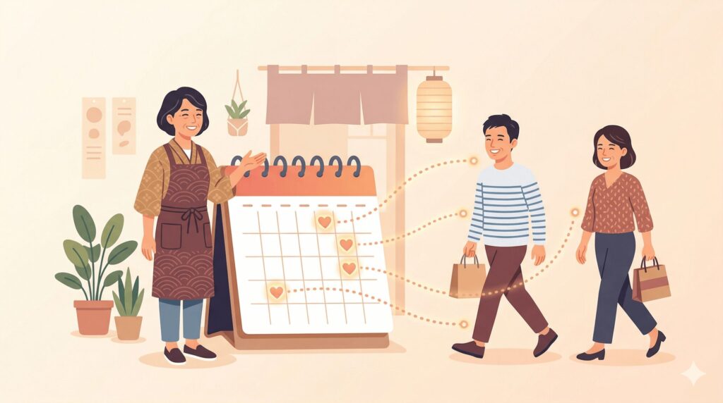 「また来たい」を仕組みにする—お客さんとの関係を長続きさせる設計のコツ