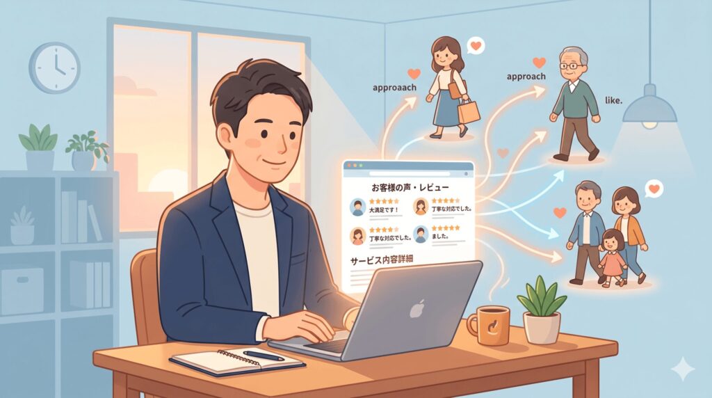 お客様が「自然に買いたくなる」仕組みをつくる―Webが集客に向いている本当の理由